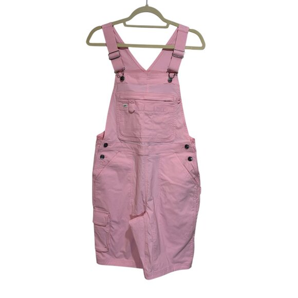 Duluth Trading Co Heirloom Gardening Bib Short Overalls Pink - Picture 1 of 14